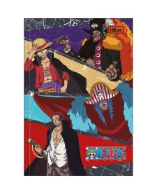 imagem principal do produto Caderno Brochura Capa Dura 1/4 One Piece 48 Folhas