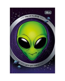 imagem principal do produto Caderno Brochura Capa Dura 1/4 Orbit 80 Folhas