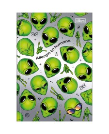 imagem principal do produto Caderno Brochura Capa Dura 1/4 Orbit 80 Folhas