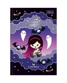 imagem principal do produto Caderno Brochura Capa Dura 1/4 Plush Poison 80 Folhas