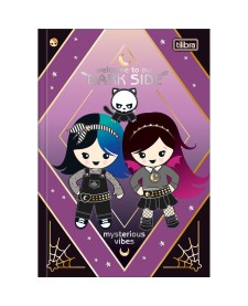 imagem principal do produto Caderno Brochura Capa Dura 1/4 Plush Poison 80 Folhas