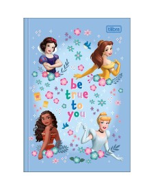 imagem principal do produto Caderno Brochura Capa Dura 1/4 Princesas 48 Folhas