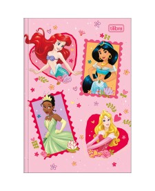 imagem principal do produto Caderno Brochura Capa Dura 1/4 Princesas 80 Folhas