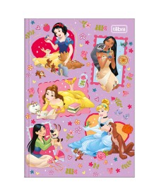 imagem principal do produto Caderno Brochura Capa Dura 1/4 Princesas 80 Folhas