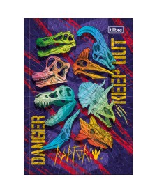 imagem principal do produto Caderno Brochura Capa Dura 1/4 Raptor 48 Folhas