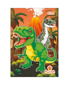 imagem principal do produto Caderno Brochura Capa Dura 1/4 Raptor 80 Folhas