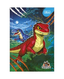 imagem principal do produto Caderno Brochura Capa Dura 1/4 Raptor 80 Folhas