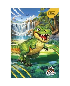 imagem principal do produto Caderno Brochura Capa Dura 1/4 Raptor 80 Folhas