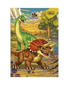 imagem principal do produto Caderno Brochura Capa Dura 1/4 Raptor 80 Folhas