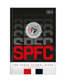 imagem principal do produto Caderno Brochura Capa Dura 1/4 São Paulo 80 Folhas