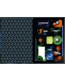 imagem de detalhe produto Caderno Brochura Capa Dura 1/4 Score 80 Folhas