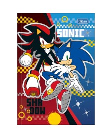 imagem principal do produto Caderno Brochura Capa Dura 1/4 Sonic 80 Folhas