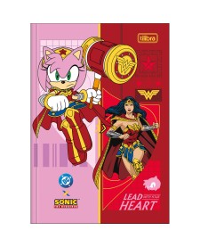 imagem principal do produto Caderno Brochura Capa Dura 1/4 Sonic DC 80 Folhas