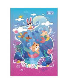 imagem principal do produto Caderno Brochura Capa Dura 1/4 Spice Kids Feminino 80 Folhas