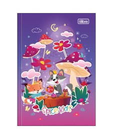 imagem principal do produto Caderno Brochura Capa Dura 1/4 Spice Kids Feminino 80 Folhas