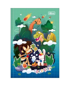 imagem principal do produto Caderno Brochura Capa Dura 1/4 Spice Kids Masculino 80 Folhas
