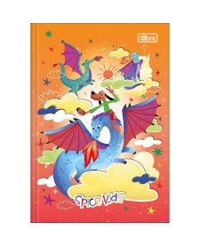 imagem principal do produto Caderno Brochura Capa Dura 1/4 Spice Kids Masculino 80 Folhas