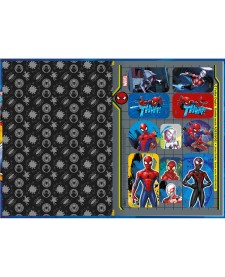 imagem de detalhe produto Caderno Brochura Capa Dura 1/4 Spider-Man 48 Folhas