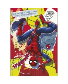 imagem principal do produto Caderno Brochura Capa Dura 1/4 Spider-Man 48 Folhas