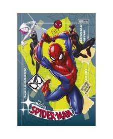 imagem principal do produto Caderno Brochura Capa Dura 1/4 Spider-Man 48 Folhas