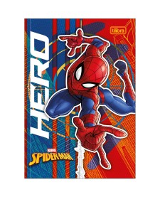 imagem principal do produto Caderno Brochura Capa Dura 1/4 Spider-Man 48 Folhas