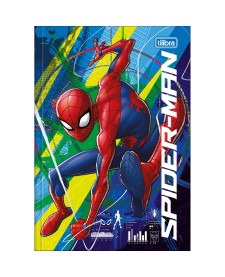 imagem principal do produto Caderno Brochura Capa Dura 1/4 Spider-Man 80 Folhas