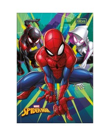 imagem principal do produto Caderno Brochura Capa Dura 1/4 Spider-Man 80 Folhas