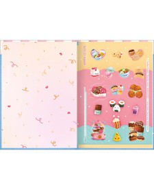 imagem de detalhe produto Caderno Brochura Capa Dura 1/4 Taste 80 Folhas