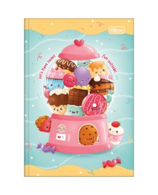 imagem principal do produto Caderno Brochura Capa Dura 1/4 Taste 80 Folhas