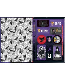 imagem de detalhe produto Caderno Brochura Capa Dura 1/4 Wandinha 80 Folhas