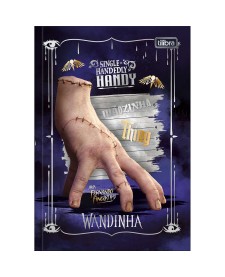 imagem principal do produto Caderno Brochura Capa Dura 1/4 Wandinha 80 Folhas