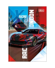 imagem principal do produto Caderno Brochura Capa Dura 1/4 X-Racing 48 Folhas