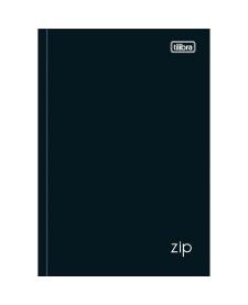 imagem principal do produto Caderno Brochura Capa Dura 1/4 Zip Preto 80 Folhas