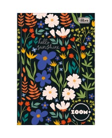 imagem principal do produto Caderno Brochura Capa Dura 1/4 Zoom+ Feminino 96 Folhas