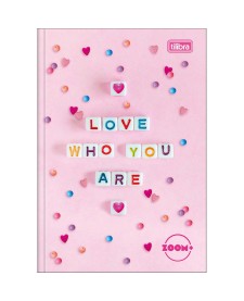 imagem principal do produto Caderno Brochura Capa Dura 1/4 Zoom+ Feminino 96 Folhas