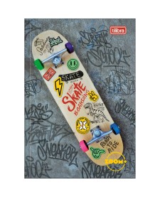 imagem principal do produto Caderno Brochura Capa Dura 1/4 Zoom+ Masculino 48 Folhas