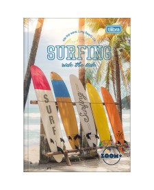 imagem principal do produto Caderno Brochura Capa Dura 1/4 Zoom+ Masculino 96 Folhas