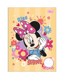 imagem principal do produto Caderno Brochura Capa Dura Caligrafia Minnie 40 Folhas