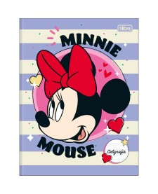imagem principal do produto Caderno Brochura Capa Dura Caligrafia Minnie 40 Folhas