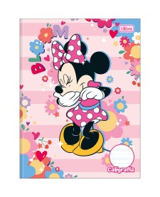 imagem principal do produto Caderno Brochura Capa Dura Caligrafia Minnie 40 Folhas
