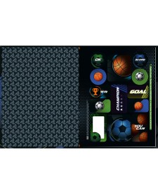 imagem de detalhe produto Caderno Brochura Capa Dura Caligrafia Score 40 Folhas