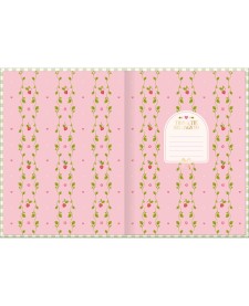 imagem de detalhe produto Caderno Brochura Capa Dura Colegial Be Berry! 160 Folhas