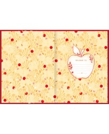 imagem de detalhe produto Caderno Brochura Capa Dura Colegial Branca de Neve 160 Folhas