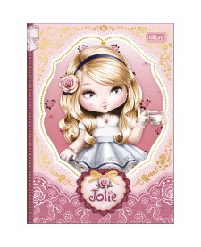 imagem principal do produto Caderno Brochura Capa Dura Colegial Jolie 80 Folhas