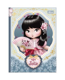 imagem principal do produto Caderno Brochura Capa Dura Colegial Jolie 80 Folhas