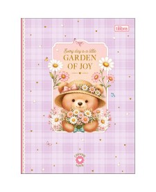imagem principal do produto Caderno Brochura Capa Dura Colegial Love Bears 160 Folhas