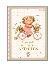 imagem principal do produto Caderno Brochura Capa Dura Colegial Love Bears 160 Folhas