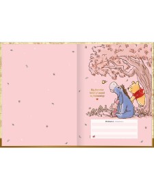 imagem de detalhe produto Caderno Brochura Capa Dura Colegial Pooh 160 Folhas