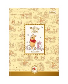 imagem principal do produto Caderno Brochura Capa Dura Colegial Pooh 160 Folhas