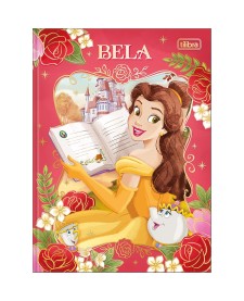 imagem principal do produto Caderno Brochura Capa Dura Colegial Princesas 80 Folhas
